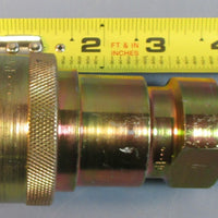 Parker Coated Steel 3/4" Coupler H662 3/4"14 NPTF NOS