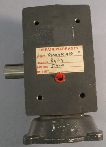Hub City 0220-77806 Right Angle Speed Reducer 30:1 Ratio 1.5HP 1140-In-Lbs