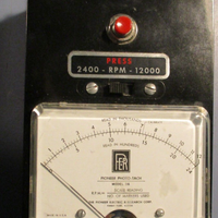 Pioneer Photo Tach Model 36 Analog Tachometer 240012000 RPM