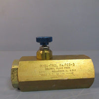 Deltrol Fluid Products PneuTrol Bronze Hydraulic Flow Control Valve PC53