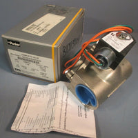 Parker 2 Way Solenoid Valve 11/2" Pipe 110/120V 50/60Hz 24F24C6180AAF4C05