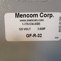 Mencom GFR32 GFI DP; 3 AMP Reset; SZ32 New In Box