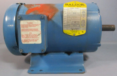 Baldor M3608 Industrial Motor 35L108-672 2HP 3PH 3450RPM 208-230/460V 7/8" Shaft