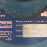Parker 308501 Inlet Pressure Regulator Valve 2" 28 Bar 15/8" Port DN40 21 Bar
