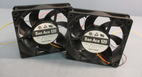 Lot of (2) Sanyo Denki San Ace 120 9G1212F401 DC Brushless Fan | 12V 0.19A