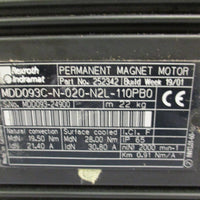 Rexroth Indramat MDD093C-N-020-N2L-110PB0 Permanent Magnet Motor 252342