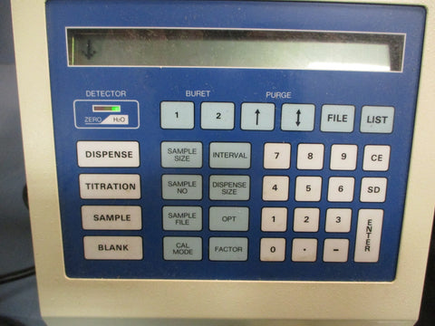 Hiranuma AQV6 Volumetric Karl Fischer Titrator 8221009 110V Mfg in 1994