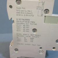 Schneider Electric M9F22110 Miniature Circuit Breaker Multi9 C60SP C 10A 277V~
