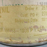 Netzsch Nil 955175 Rotor NM0531S08 P 1.4571 161/4" Long, Impeller, Auger