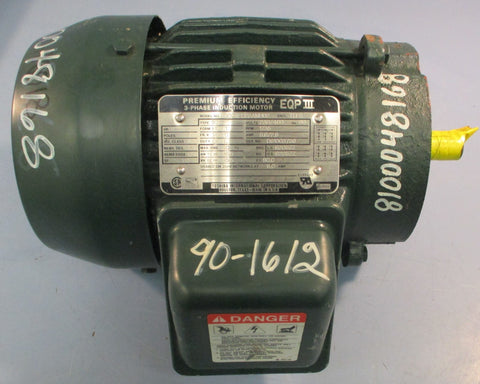 Toshiba B0024FLC2AMH02 3 Phase Induction Motor 2HP 1735RPM 7/8" Shaft Dia