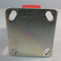 Hamilton 4" SS Caster Wheel, 4" Dia x 2" Wd, Rectangle, No Brake B-00188-54