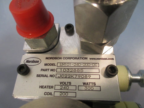 Nordson Hot Melt Glue ApGun 300w 240vac Coil 200 EM101240200DC