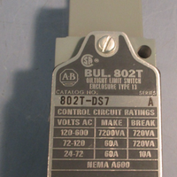 Allen Bradley 802TDS7 Ser. A Oiltight Limit Switch Enclosure Type 13