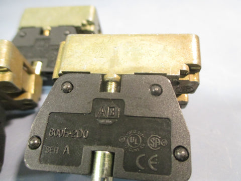 LOT OF (3) ALLEN BRADLEY FULL VOLTAGE MODULE WITH LATCH 800E2DL3