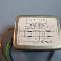 Schaffner FN 6701,8/07 Power Line Filter 1,6A ; 1,8A NOS
