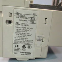 Allen-Bradley E1 Plus 193-EECB SER. C 600V 1.0-5.0A Overload Relay