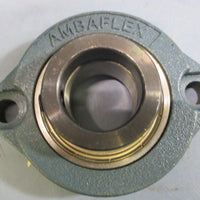 (Lot of 2) Ambaflex 2 Bolt Flange Block Bearing 13/16" Bore SA206