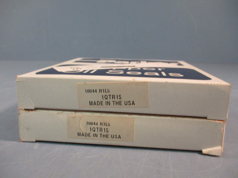Lot of (2) Parker 10044 H1L5 Clipper Oil Seal 1QTR15, Spring Loaded