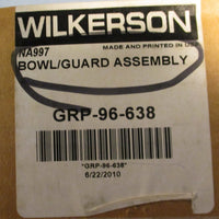 Wilkerson GRP-96-638 Closed-Bottom Metal Bowl Guard Assembly (Lot of 2)