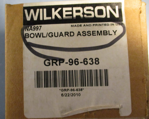Wilkerson GRP-96-638 Closed-Bottom Metal Bowl Guard Assembly (Lot of 2)