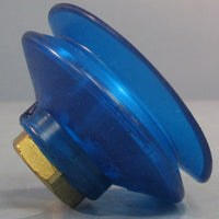 Vi Cas VC 322D Round Vacuum Cups 1/4 NPT Style J 2" Length Lot of 2