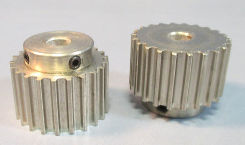 Lot 2 Dillin Engineering 038375 No Flange Timing Pulley 5mm Pitch 22 Teeth NWOB