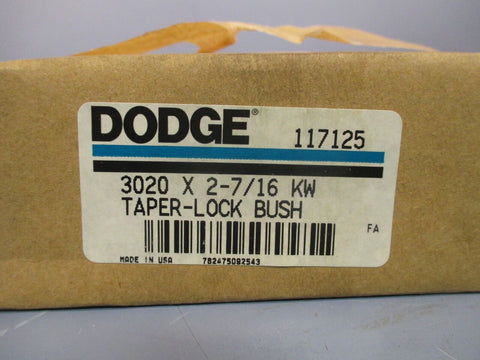 Dodge Taper Lock Bushing 3020 2 7/16" Bore 117125