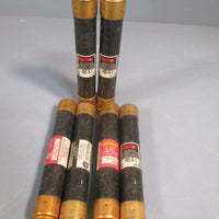 Lot of (6) Bussmann Fusetron DualElement Time Delay Fuse RK5 FRSR2