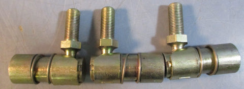McMaster Carr 6058K34 Quick Disc Ball Joint 3/8"24 Thd External Spring Lot of 3