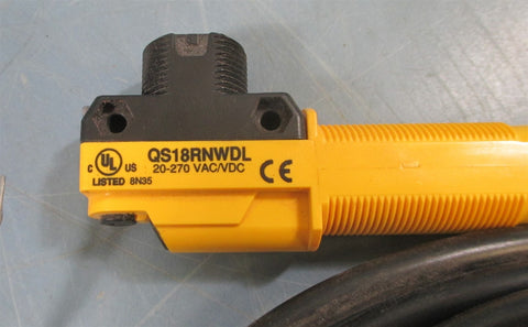 Banner Engineering WorldBeam Proximity Sensor QS18RNWDL 20270 VAC/VDC NWOB