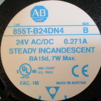 Allen Bradley 855TB24DN4 Ser B Stack Light w/ 855TBCB Ser B Base