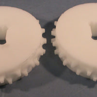 Unbranded Molded Sprocket 6.4" PD 20 Teeth 11/2" Square Bore (Lot of 2)