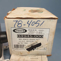 Rees 04945000 Rope Operated Sequence Switch IP65 N.O. / N.C. Maintained Outdoor