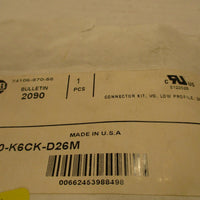 Allen-Bradley Connector Kit, I/O Low Profile 26POS 209-K6CK-D26M Ser. B Lot of 2
