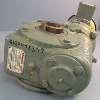 Baldor VM3546T Motor 1725RPM 1HP 60Hz W/ Morse Gear Reducer 25GSA 20:1 Ratio