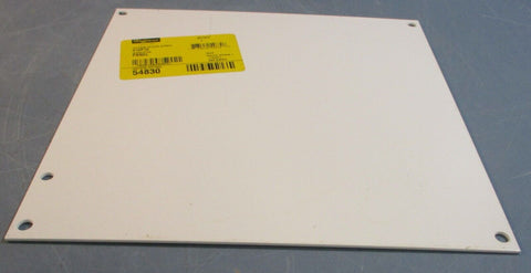 Hoffman A10P10 White Steel Panel 8-7/8" W x 8-3/4" L x 3/32" THK (Lot of 2) 5483