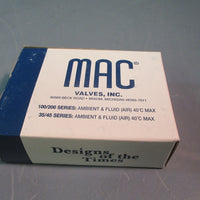 MAC VALVES INC SOLENOID VALVE PME-611RA
