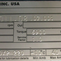 Sew Eurodrive RF77AKS Gearbox 18.80:1 Ratio 6900LbIn Torque 11/2" Shaft Dia