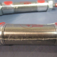 Lot of (2) BIMBA Double-acting double-end rod pneumatic air cylinder 040.5-DXDEV