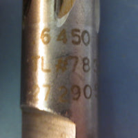 Cleveland Carbide Tipped Reamer: 0.6450"DIA, Tanged, #38365, 6 FL, USA