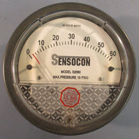 Sensocon S2060 Differential Pressure Gauge 15 PSIG Max 060 in