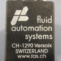 Fluid Automation Systems CH1290 Solenoid Valve 0621100421 Lot of 2
