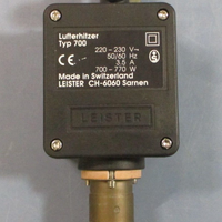 Leister Lufterhitzer Typ 700 Air Heater CH-6060 Sarnen 220-230V 3.5A 700-770W