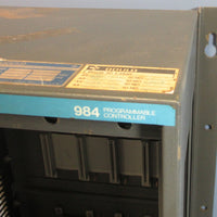 Gould 984 Programmable Controller AS984A001 Empty 5 Slot Chassis Used