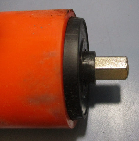 Interroll Rollerdrive EC110 Roller, 24V 24:1 7/16" Hex Head 8.E13.P44.H1A33.18