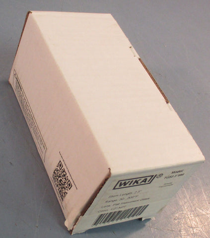 Wika TG53 3"BM Bimetal Thermometer 2.5" Stem Length 50-300F 1/2" NPT