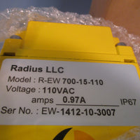 Radius LLC Electric Actuator 110VAC, 0.97A amps REW70015110