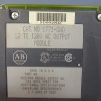 AllenBradley 12 to 120 AC Output Module  1771OAD