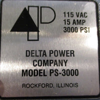 Delta Power Company PS3000 Pressure Switch 115VAC 15A 3000PSI PS3000
