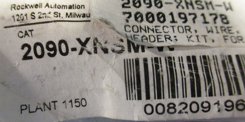 Allen Bradley 2090-XNSM-W Ser B Wiring Header Drive To Drive Terminal Connector